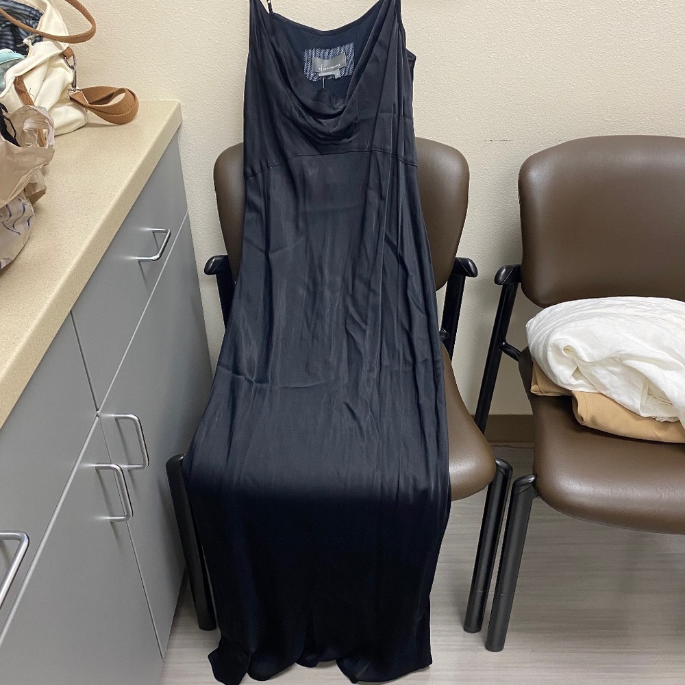 Anthropologie Medium size women black Cowl-Neck